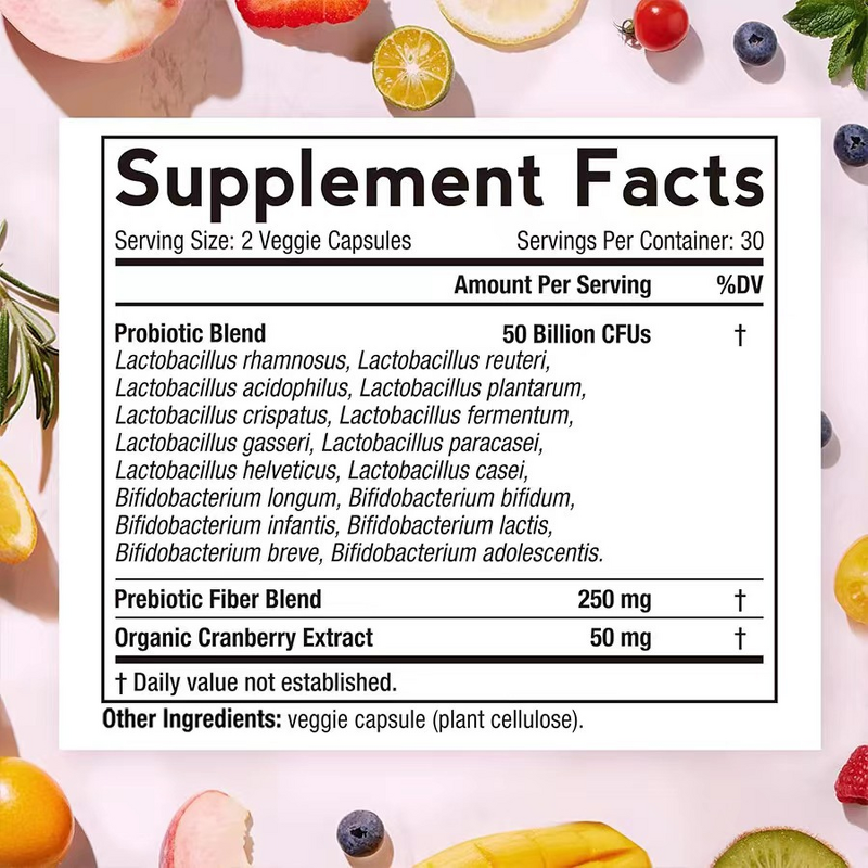 Women's Probiotic Capsules Manufacturer - Adult Dietary OEM Amazon Cross-Border