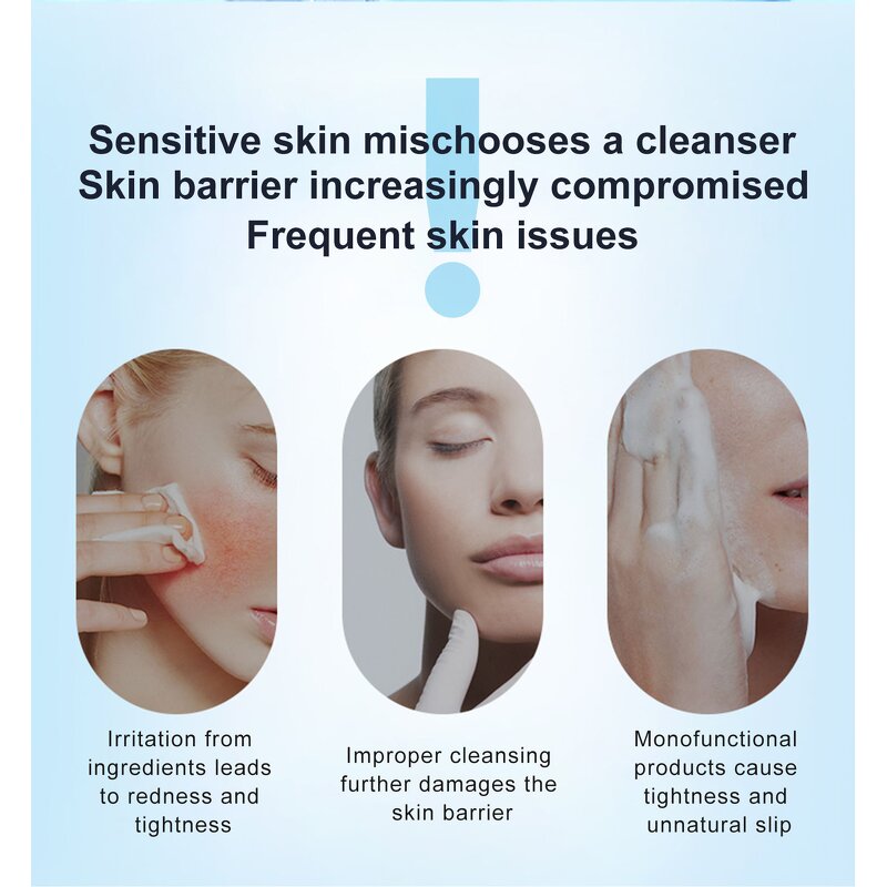 Facial Cleansing Foam Manufacturer - 100ML Gentle Makeup Removal for Sensitive Skin & OEM ODM