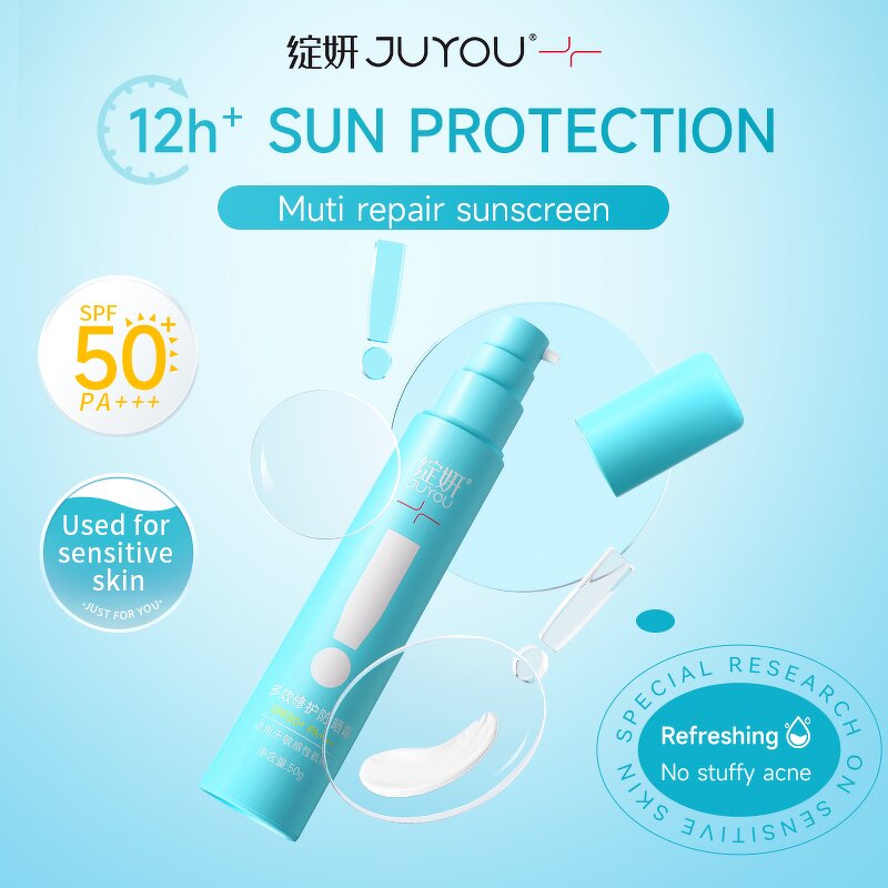 Sunscreen Manufacturer - Spf 50 Natural No Whitecast Face Sunblock & Juyou Private Label