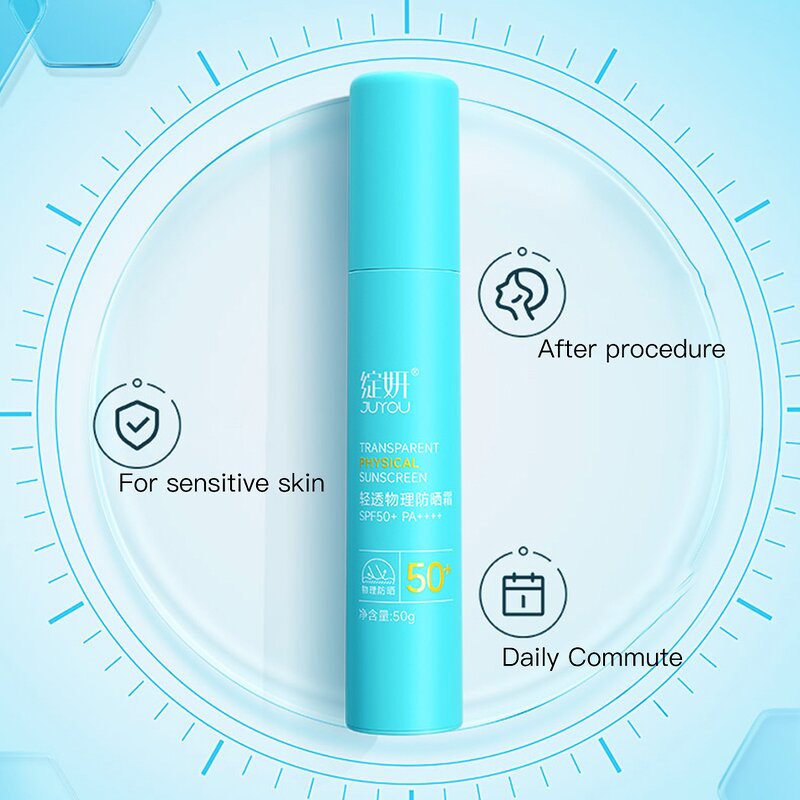 Sunscreen Cream Manufacturer - SPF50 for Acne Oily Skin & Private Label Wholesale