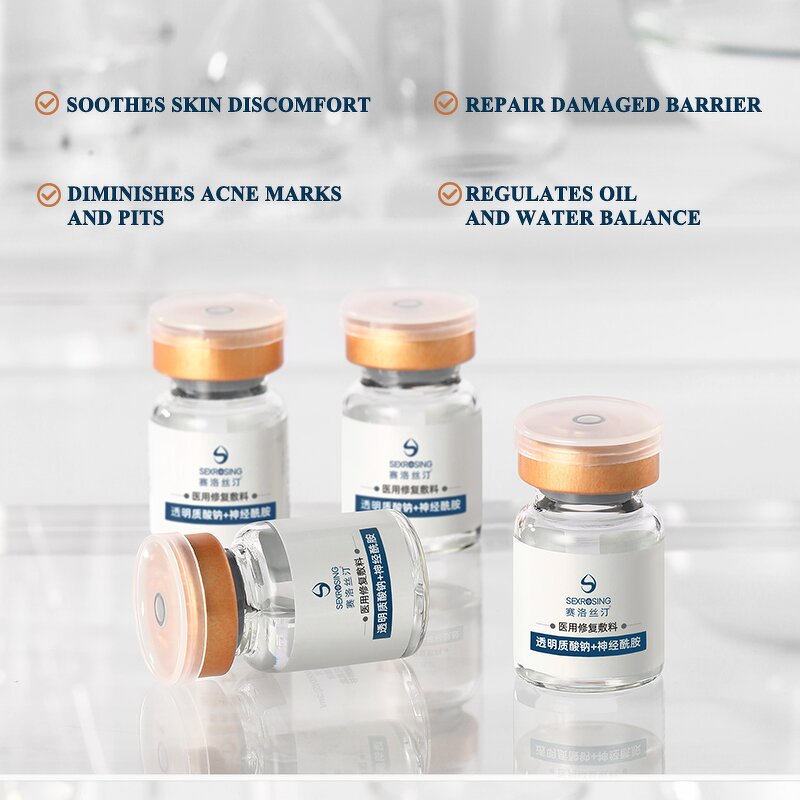 Face Serum Manufacturer - 3ml*5bottles Whitener Moisturizer Hyaluronic Acid & Juyou