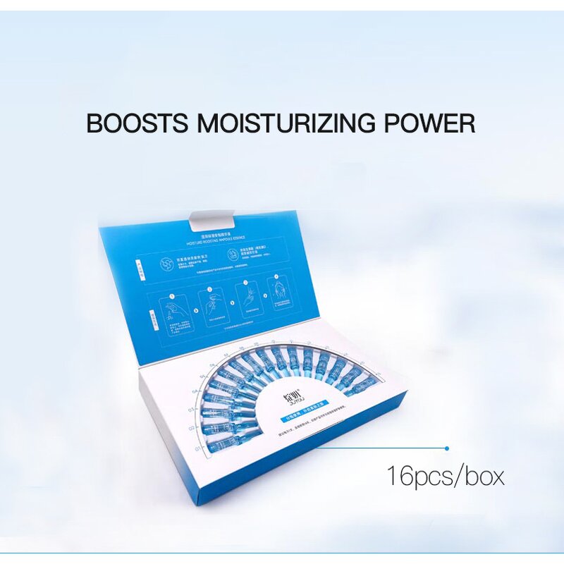 Ampoule Serum Manufacturer - 1.2ml*16 Vitamin E Hyaluronic Acid for Moisturizing Repair & Private Label