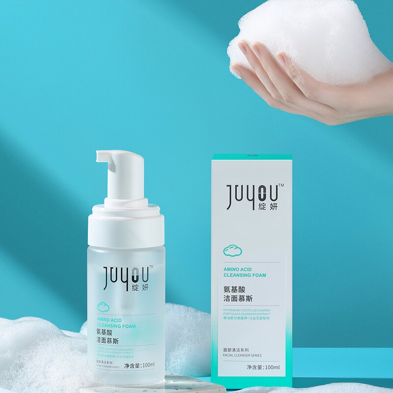 Cleansing Foam Manufacturer - 100ML for Sensitive Acne Skin & Wholesale Private Label