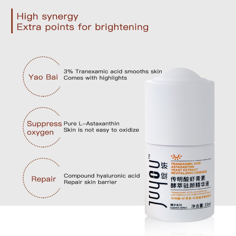 Face Serum Manufacturer - 30ml Hyaluronic Acid VC Tranexamic Acid Whitening & Private Label