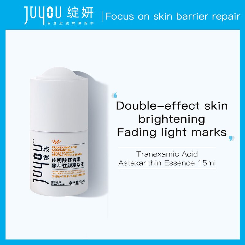 Face Serum Manufacturer - 15ML Astaxanthin Tranexamic Acid Whitening Repairing Triple Prevent Black & Juyou