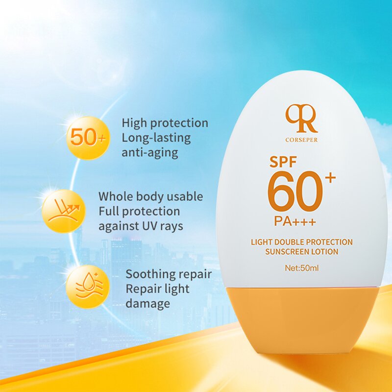 Sunscreen Cream Manufacturer - Private Label Waterproof SPF 60+ Anti-uv Sun Block for Women