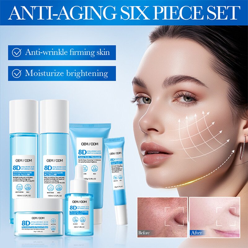 Skin Care Set Manufacturer - Hyaluronic Acid Vitamin C Anti Aging Brightening Serum