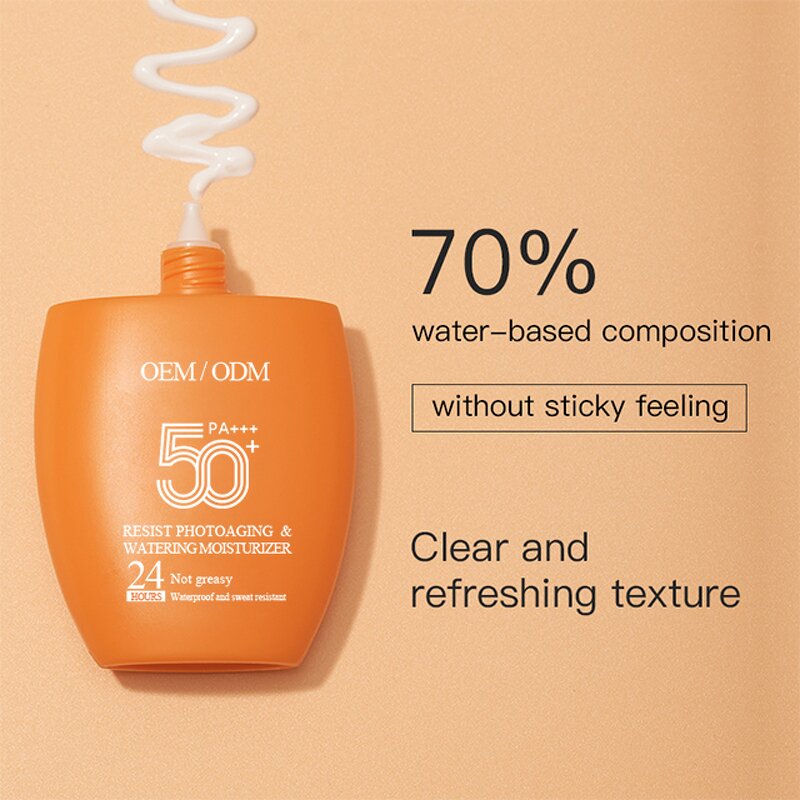 Herbal Sunscreen Manufacturer - Custom Korean SPF 50 Moisturizer for All Skin Types