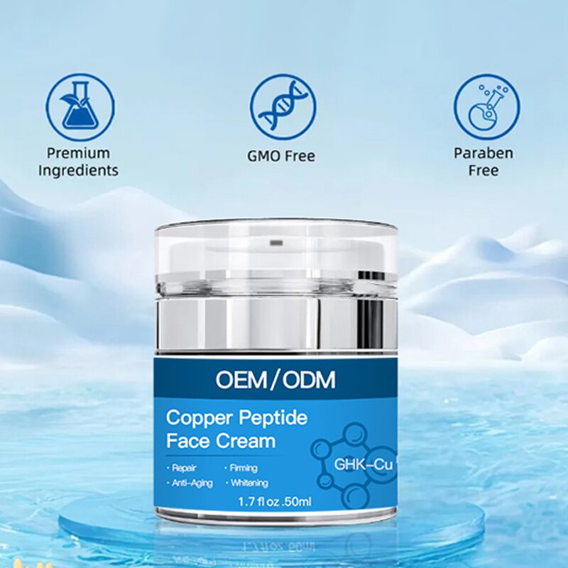 Blue Copper Peptide Cream Manufacturer - Korean Anti Aging Firming Brightening Moisturizer