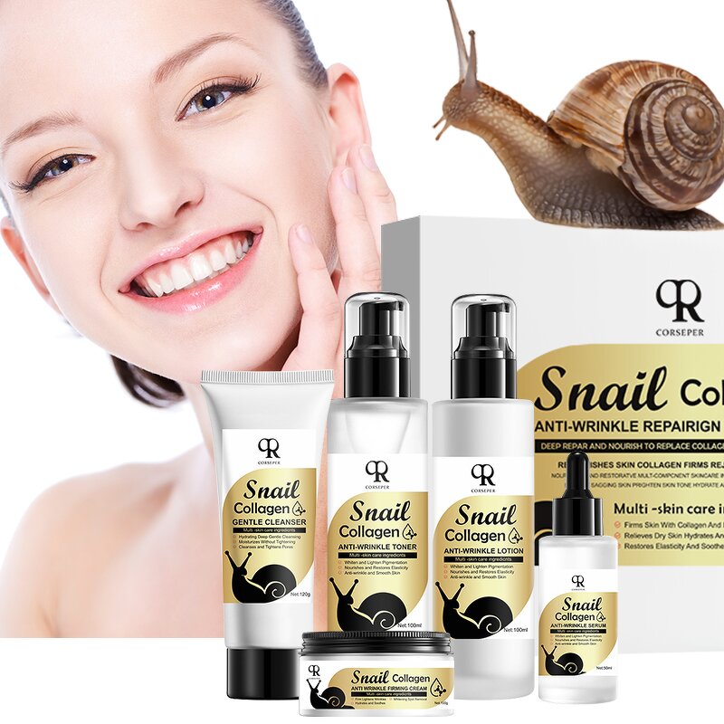 Snail Serum Manufacturer - Private Label Korean Anti Aging Mucin Collagen Facial Essence