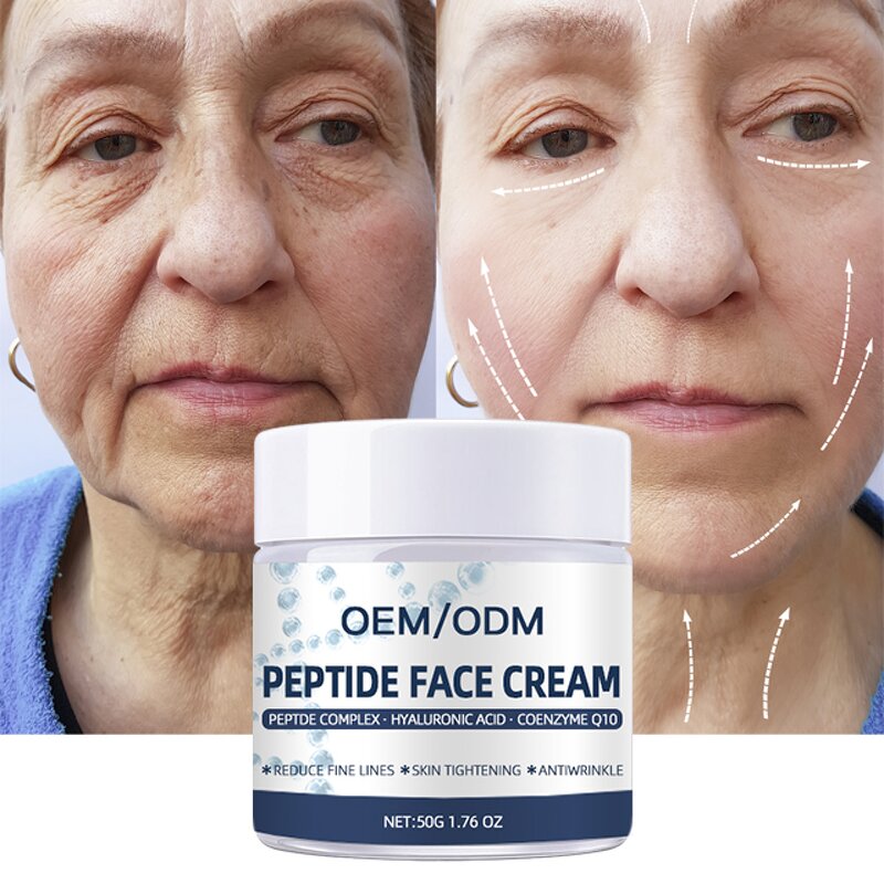 Peptide Face Cream Manufacturer - OEM Lifting Firming Acne Wrinkle Reduction Anti-aging
