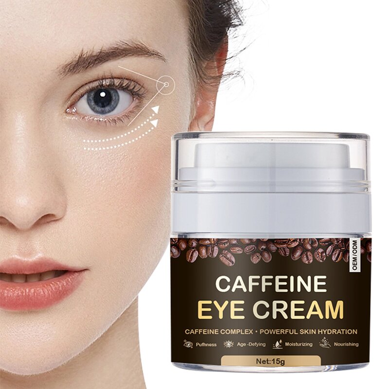 Caffeine Eye Cream Manufacturer - OEM Instant Brightening Dark Circles Puffiness Removal