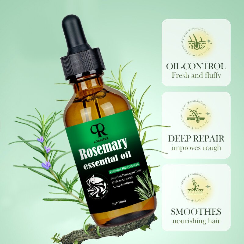 Rosemary Hair Oil Manufacturer - Custom Nourishing Tea Tree Oil Vegan Herbal Care