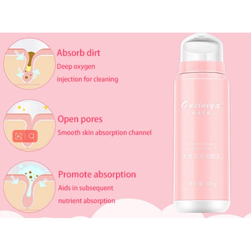 Oxygen Foaming Cleanser Manufacturer - Private Label Amino Acid Bubble Facial Wash