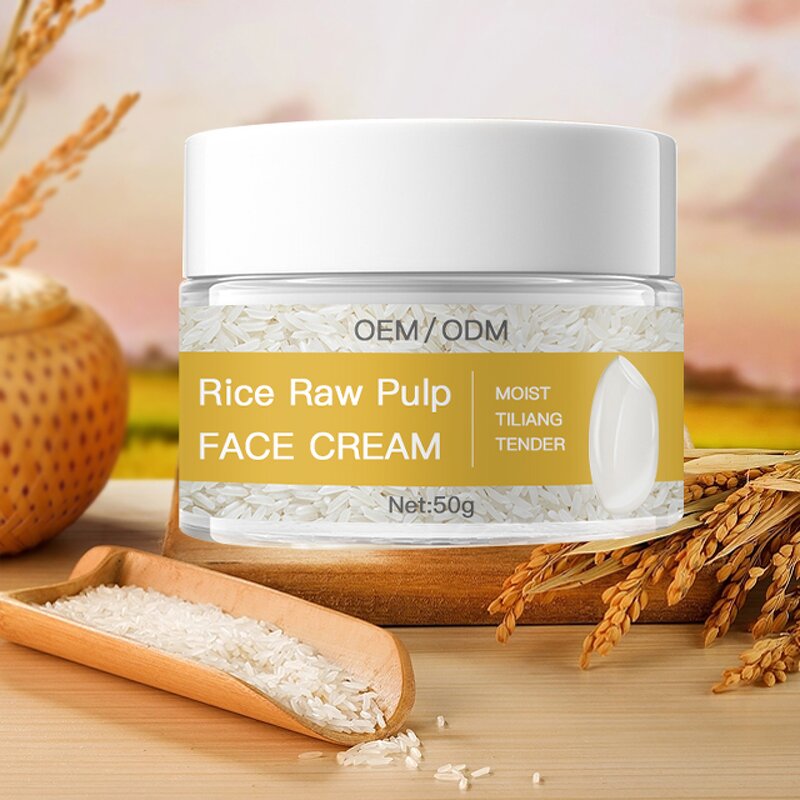 Rice Face Cream Manufacturer - Organic Dark Spots Freckles Brightening Moisturizing