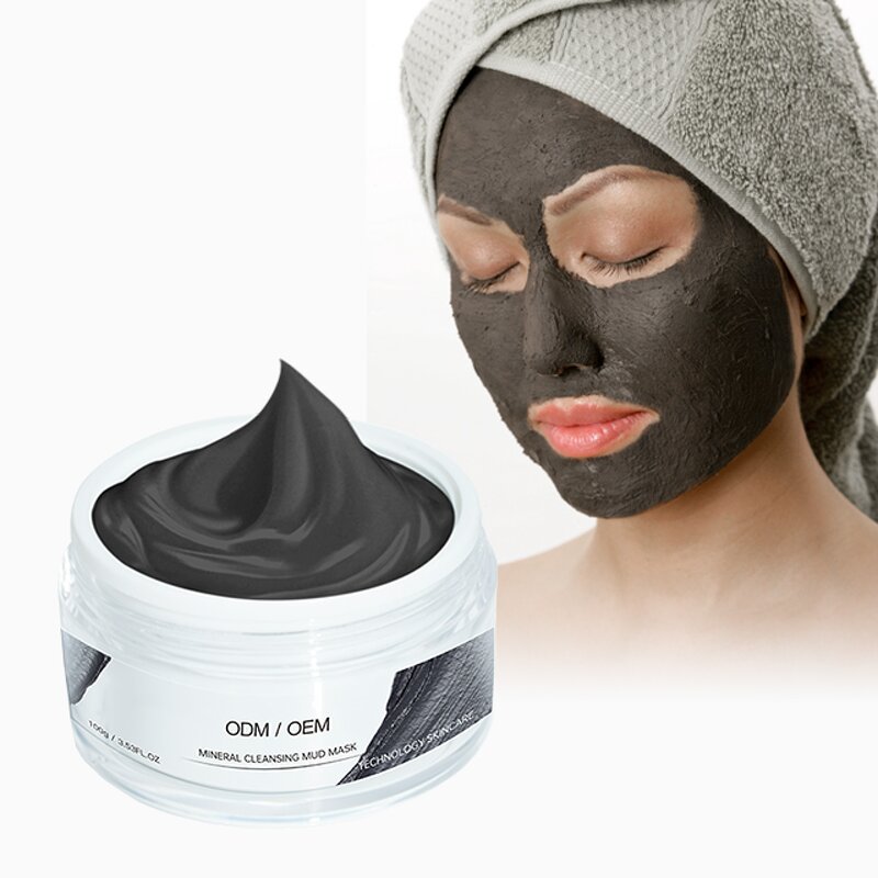 Bamboo Charcoal Mask Manufacturer - ODM/OEM Vegan Anti-acne Exfoliating Cleansing Mud
