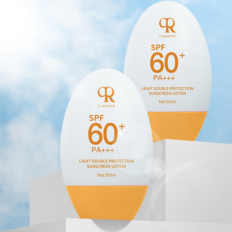 Physical Sunblock Manufacturer - Wholesale 50ml SPF 60 Oil Control Waterproof Long Lasting