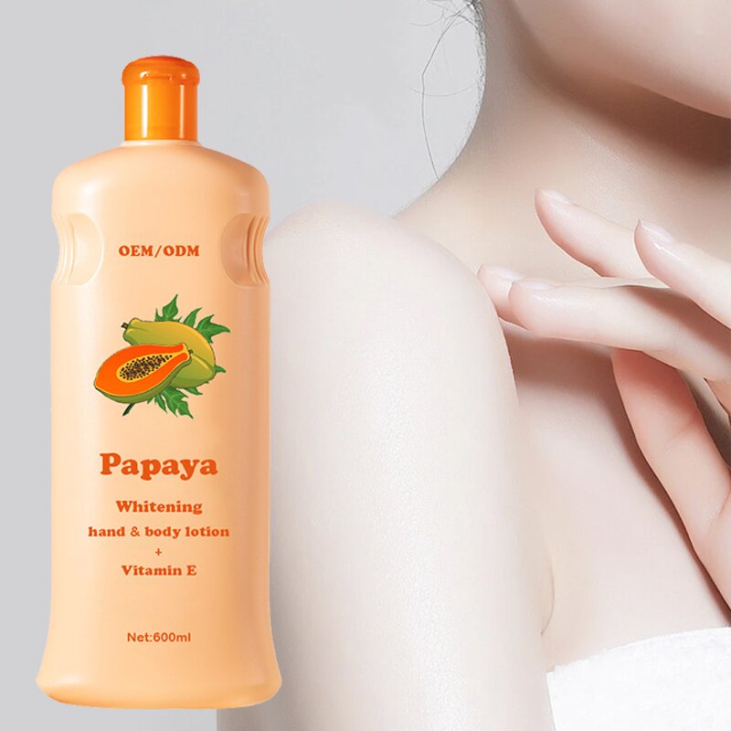 Papaya Body Lotion Manufacturer - Organic Vitamin E Brightening Dark Spots Removal