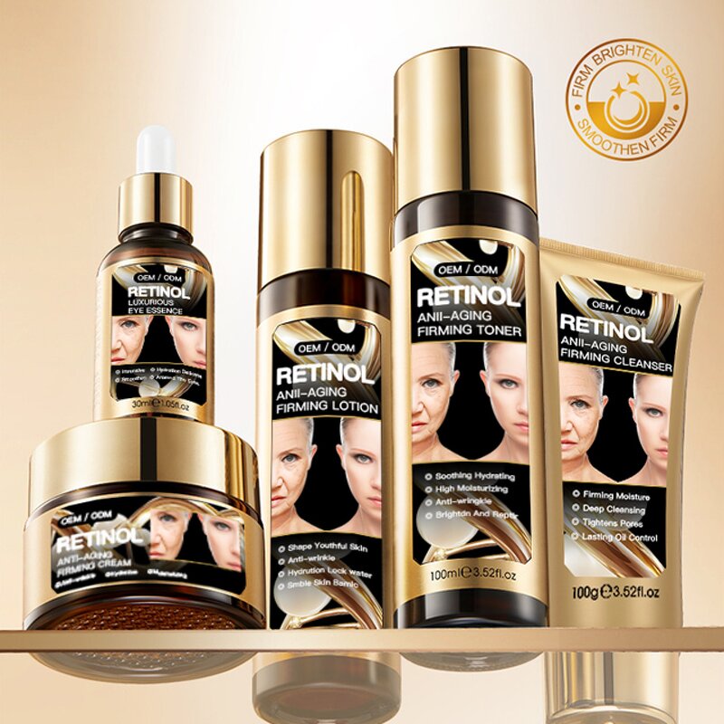 Retinol Skincare Set Manufacturer - Private Label Moisturizing Anti Wrinkles Brightening Whitening