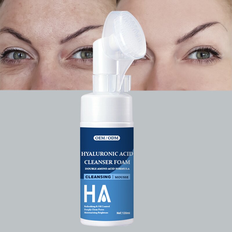 Foam Facial Cleanser Manufacturer - Private Label Hyaluronic Acid Amino Acid Mousse