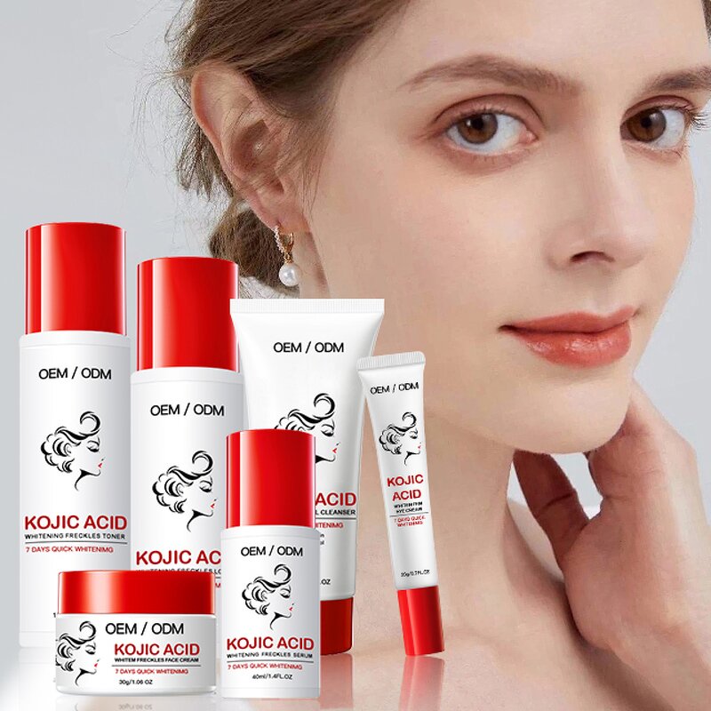 Kojic Acid Skincare Set Manufacturer - Best Selling Face Serum Body Lotion Cream