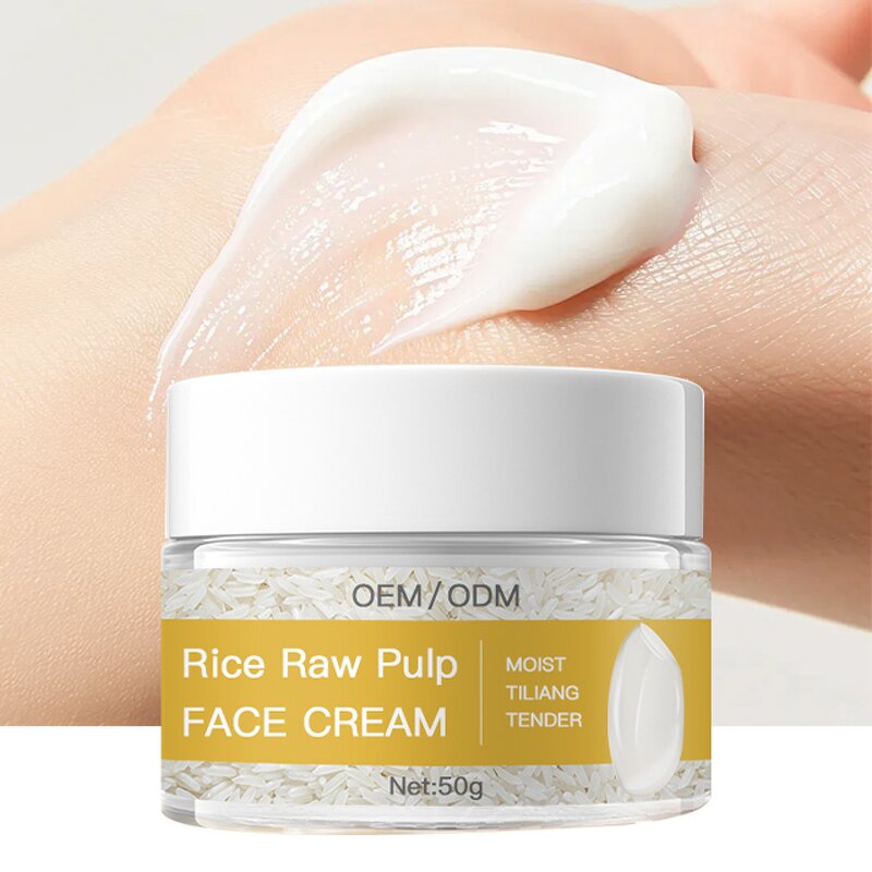 Rice Face Cream Manufacturer - Organic Dark Spots Freckles Brightening Moisturizing