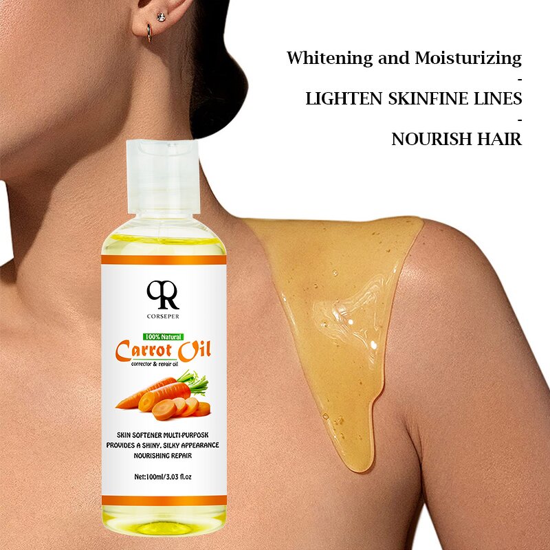 Carrot Essential Oil Manufacturer - Miracle Whitening Moisturizing Body Massage Oil