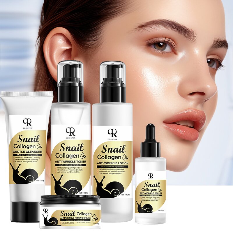Snail Serum Manufacturer - Private Label Korean Anti Aging Mucin Collagen Facial Essence