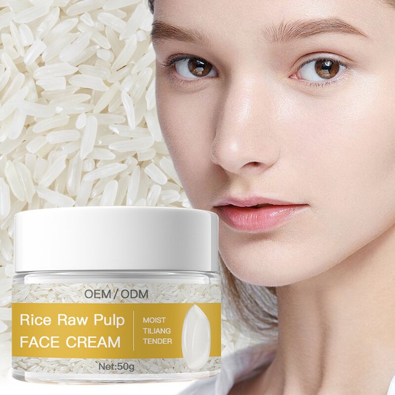 Rice Face Cream Manufacturer - Organic Dark Spots Freckles Brightening Moisturizing
