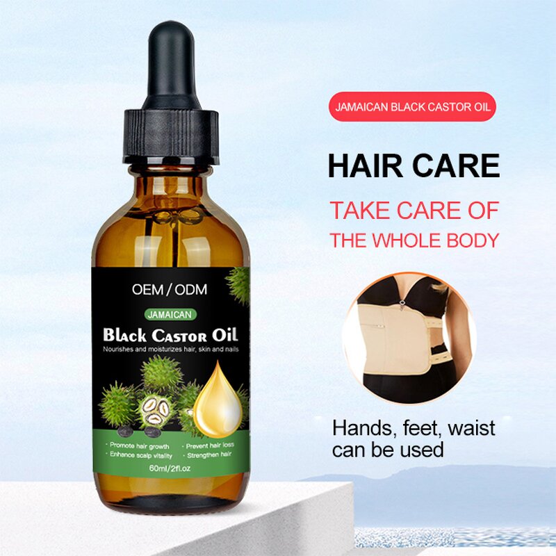 Hair Regrowth Oil Manufacturer - Top Selling Vegan Black Castor Oil Scalp Treatment OEM/ODM