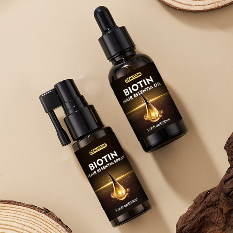 Biotin Beard Oil Manufacturer - Private Label Wholesale Ginger Rosemary Anti Loss Regrowth