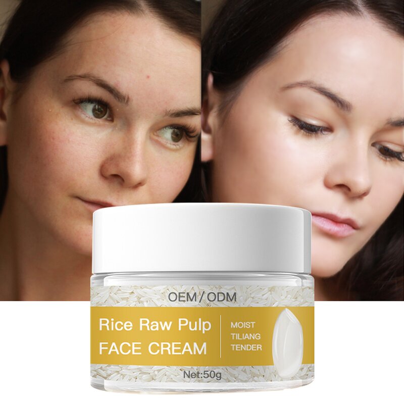 Rice Face Cream Manufacturer - Organic Dark Spots Freckles Brightening Moisturizing