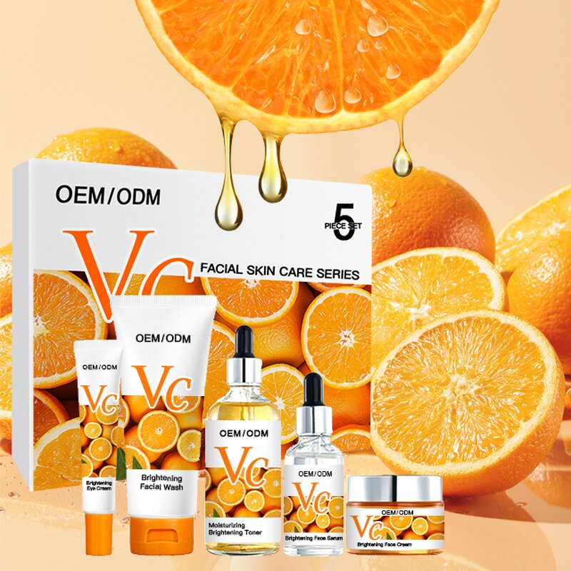 Vitamin C Skincare Set Manufacturer - OEM Private Label Vegan Natural Whitening Brightening