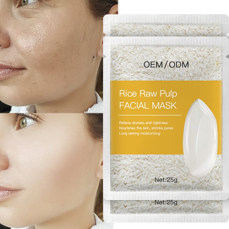Rice Sheet Mask Manufacturer - OEM Japanese Wrinkle Remove Moisturizing for Women
