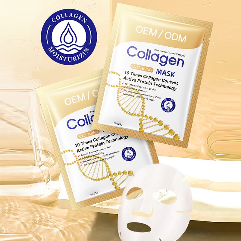 Silk Collagen Mask Manufacturer - OEM/ODM Water Soluble Face Lifting Hydrolyzed Film