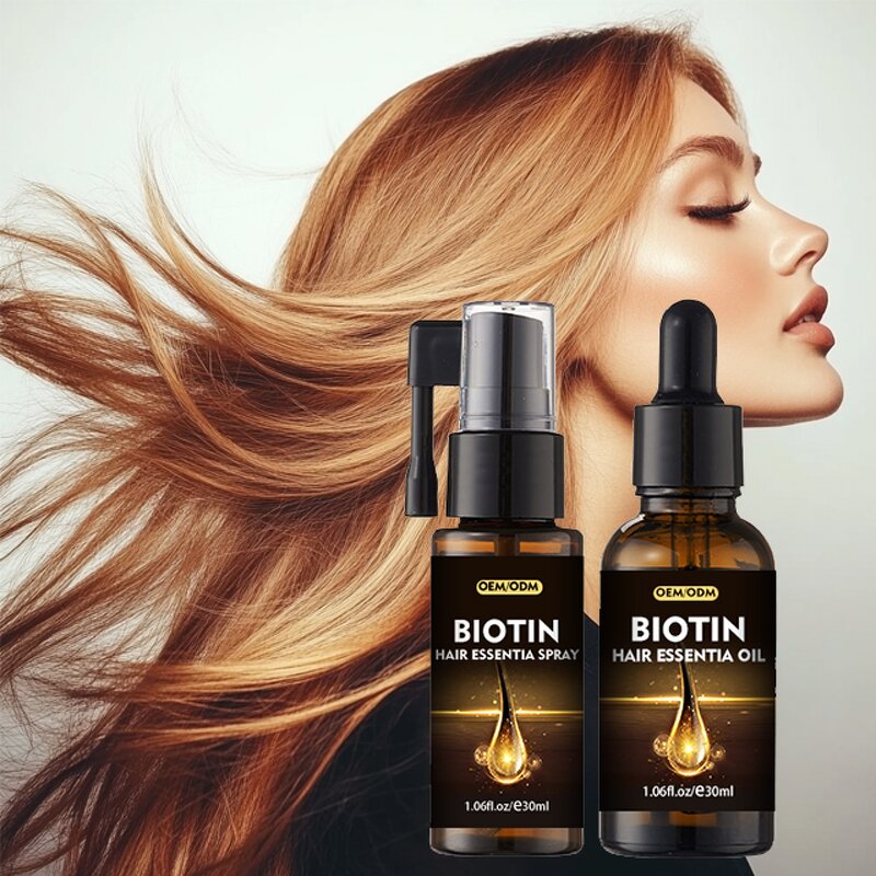 Ginger Hair Spray Manufacturer - Organic Black Castor Oil Biotin Growth Serum for Men Women
