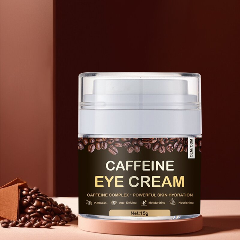 Caffeine Eye Cream Manufacturer - Korean Anti-puffiness Brightening Massage Eye Bags
