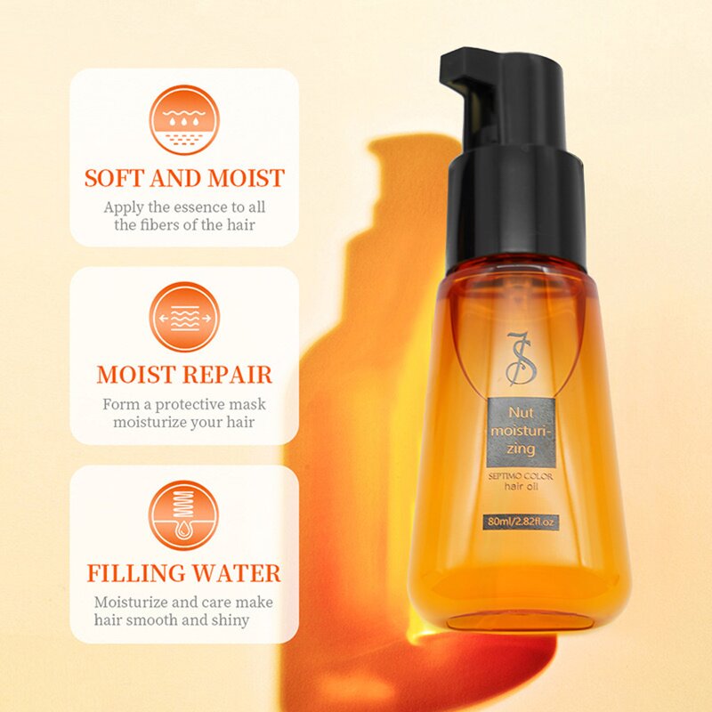 Hair Oil Manufacturer - Nourish Repairing Anti-Frizz with Argan Macadamia Oil & 7S Private Label