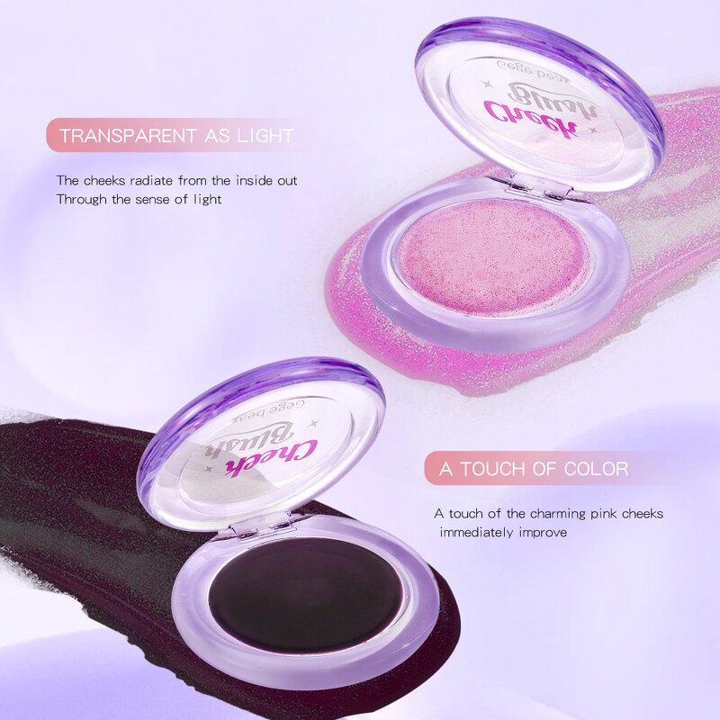 Blusher Manufacturer - Gege Bear High Pigment Vegan Magic Waterproof Long Lasting Transparent Crystal Jelly