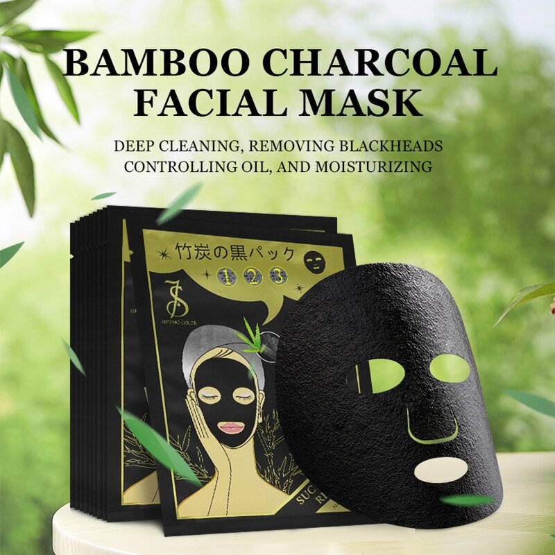 Face Mask Manufacturer - Bamboo Charcoal Purification Pore Cleaning Oil Control Black