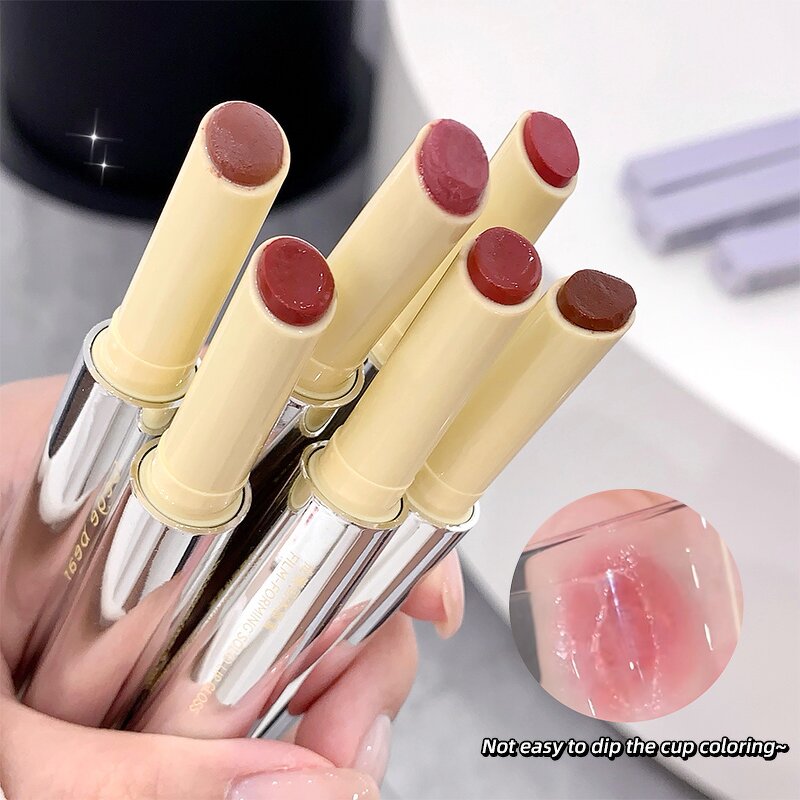 Lipstick Manufacturer - Gege Bear Solid Mineral-Based Jelly-Like Shiny Plumping Mirror Fashionable