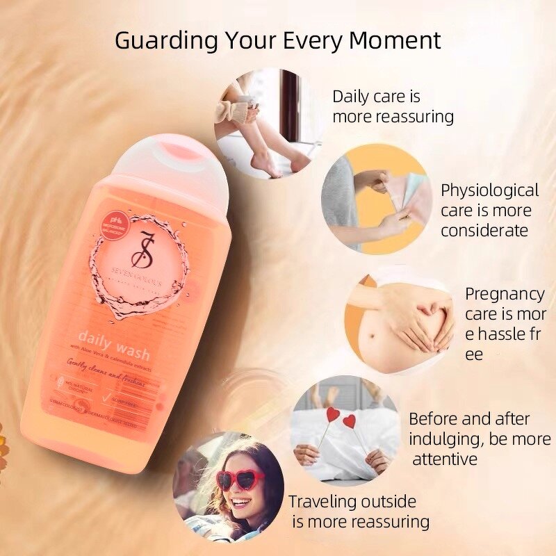 Vulva Cleaning Liquid Manufacturer - Portable Antibacterial Deodorant Antipruritic for Women Daily Use