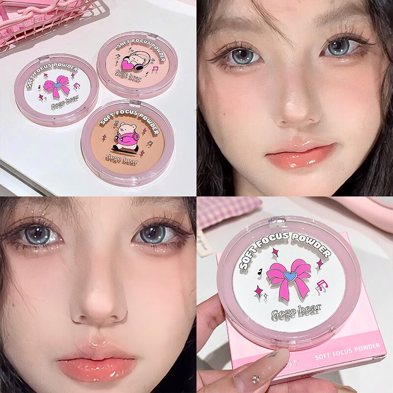 Setting Powder Manufacturer - Gege Bear Soft Focus Light Transparent Long-Lasting Powerful Oil Control Mineral