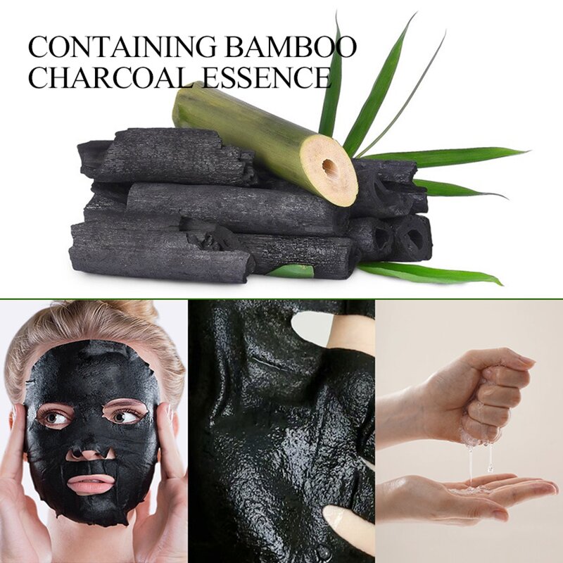 Face Mask Manufacturer - Bamboo Charcoal Purification Pore Cleaning Oil Control Black
