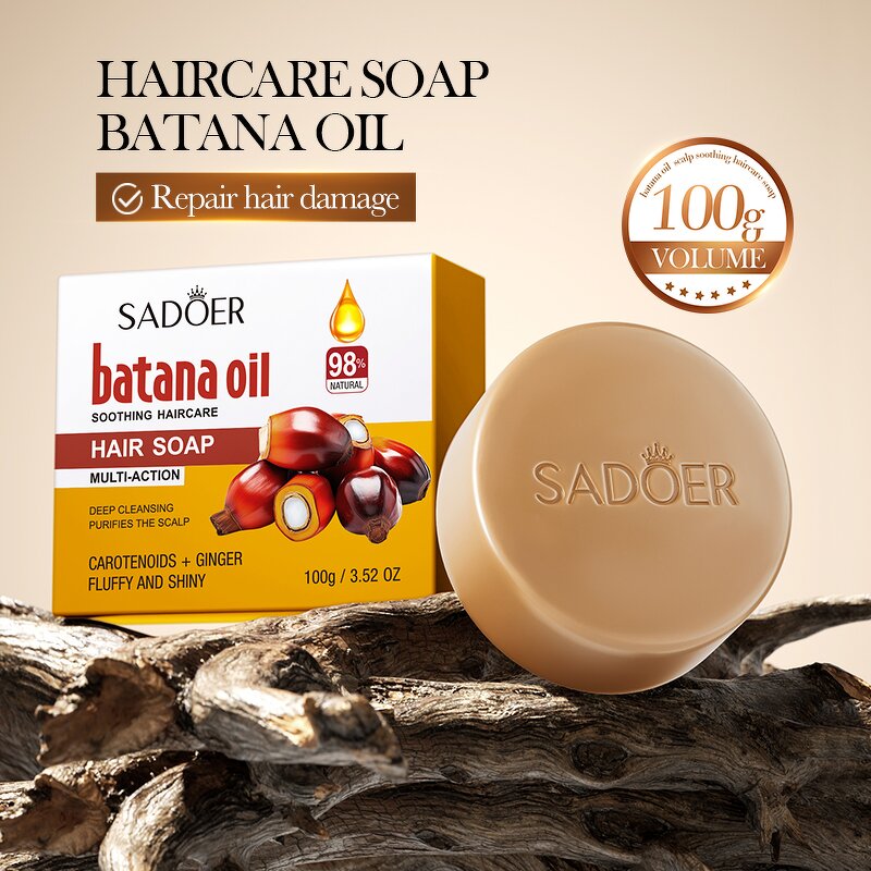 Shampoo Soap Manufacturer - Organic Solid Batana Oil Butter Natural Hair Care Moisturizing Smoothing