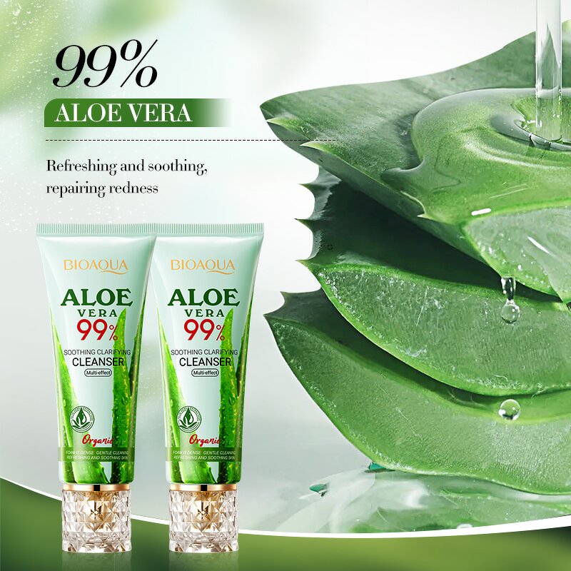 Facial Cleanser Manufacturer - Aloe Soothing Clarifying Moisturizing & BIOAQUA Private Label OEM ODM