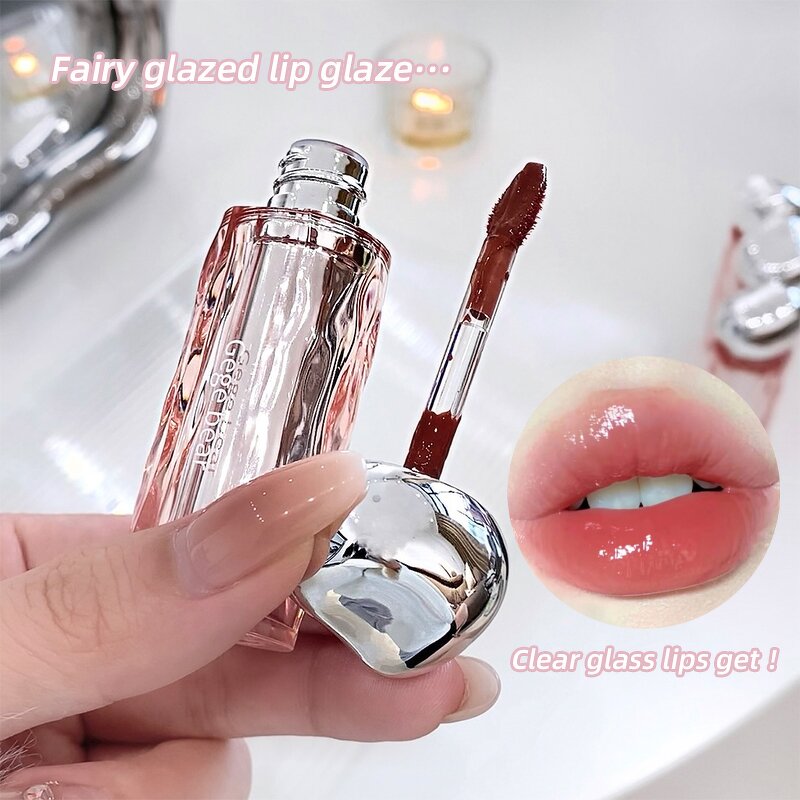 Lip Gloss Manufacturer - Gege Bear Crystal Water Lasting Waterproof Moisturizing Vegetarian & Hot Sale