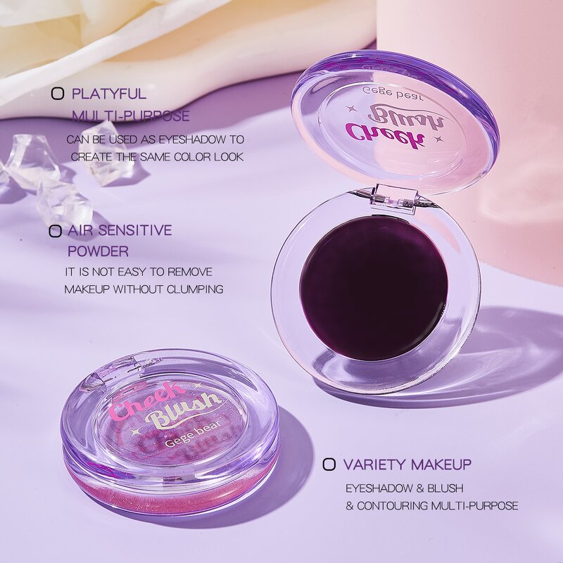 Blusher Manufacturer - Gege Bear High Pigment Vegan Magic Waterproof Long Lasting Transparent Crystal Jelly