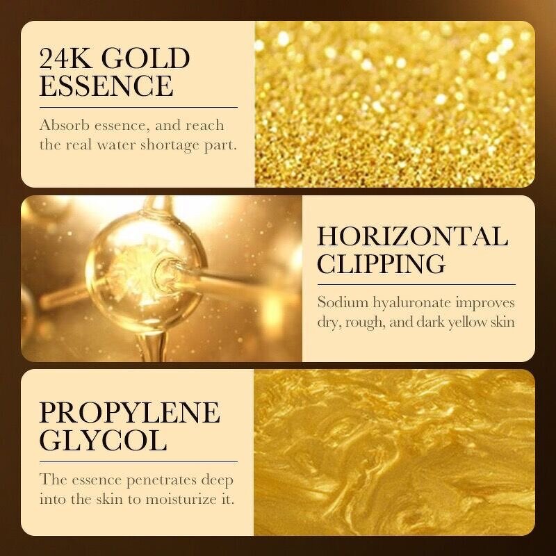 Essence Manufacturer - 24K Gold Collagen with Niacinamide Hyaluronic Acid Brightening for Nose Repairing