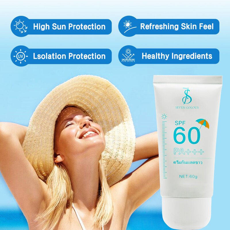Sunscreen Cream Manufacturer - SPF60 Moisturizing Whitening Waterproof Skin Care & Hot Sale